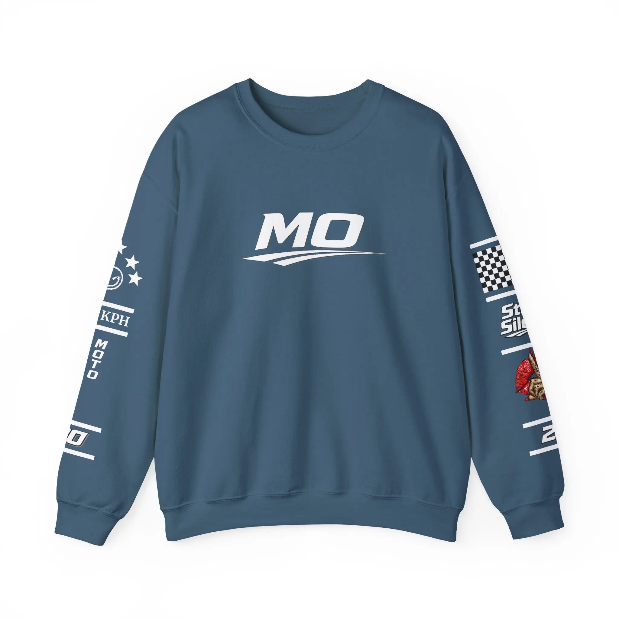 Women's MOTO OMERTA “In Speed We Trust” Crewneck Printify