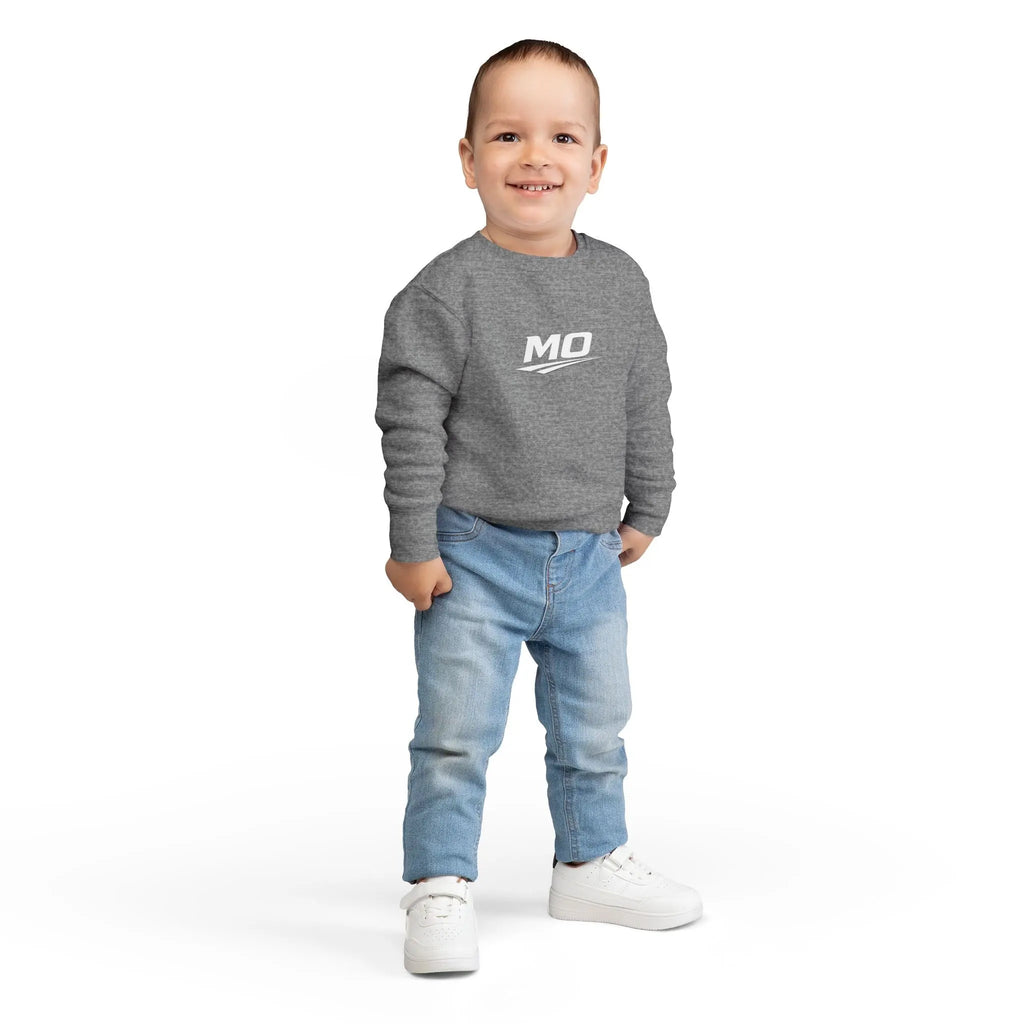 Moto Omerta Toddler Crewneck Pullover Sweatshirt Printify