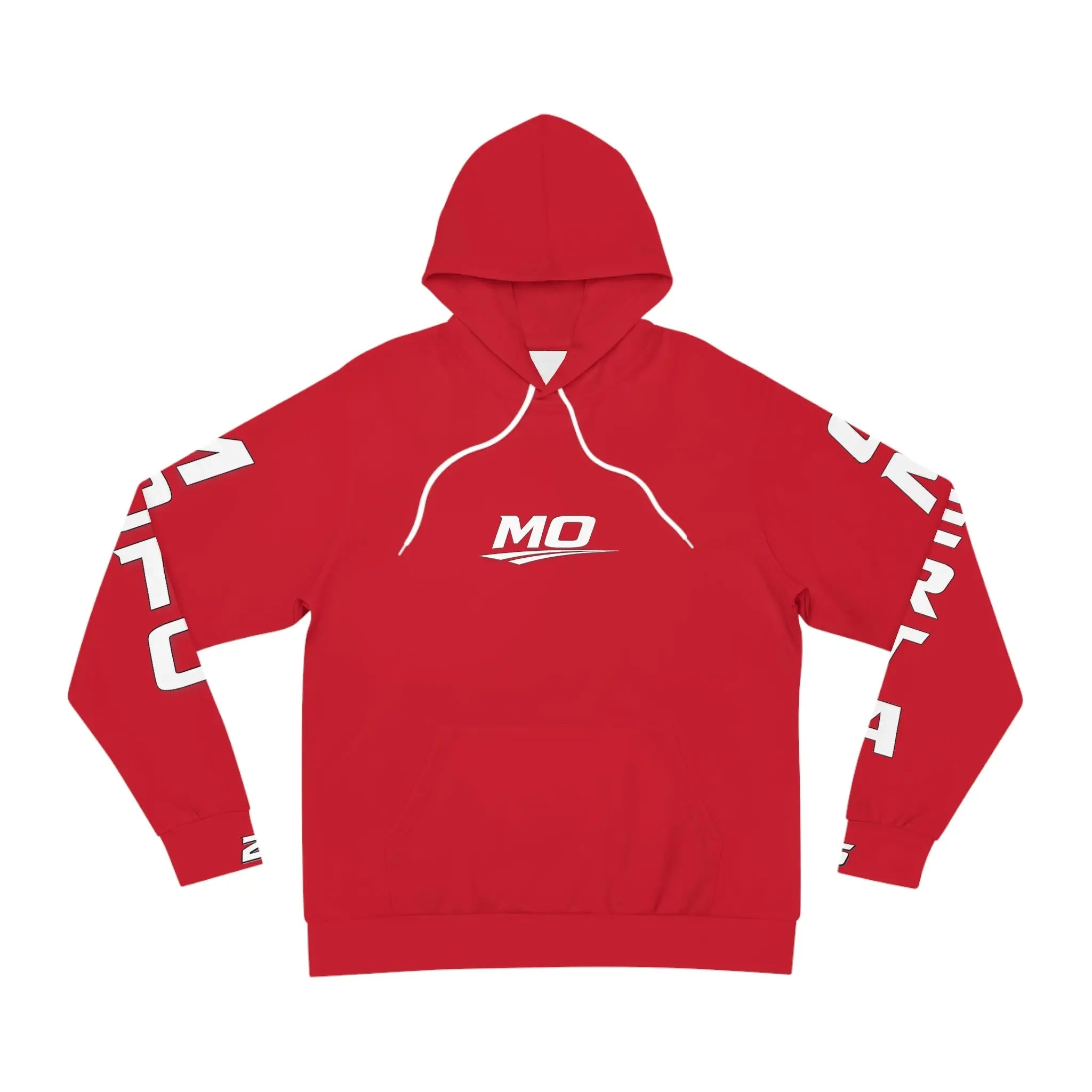 Red Women's Moto Omerta Hoodie - Light Weight Polyester Printify