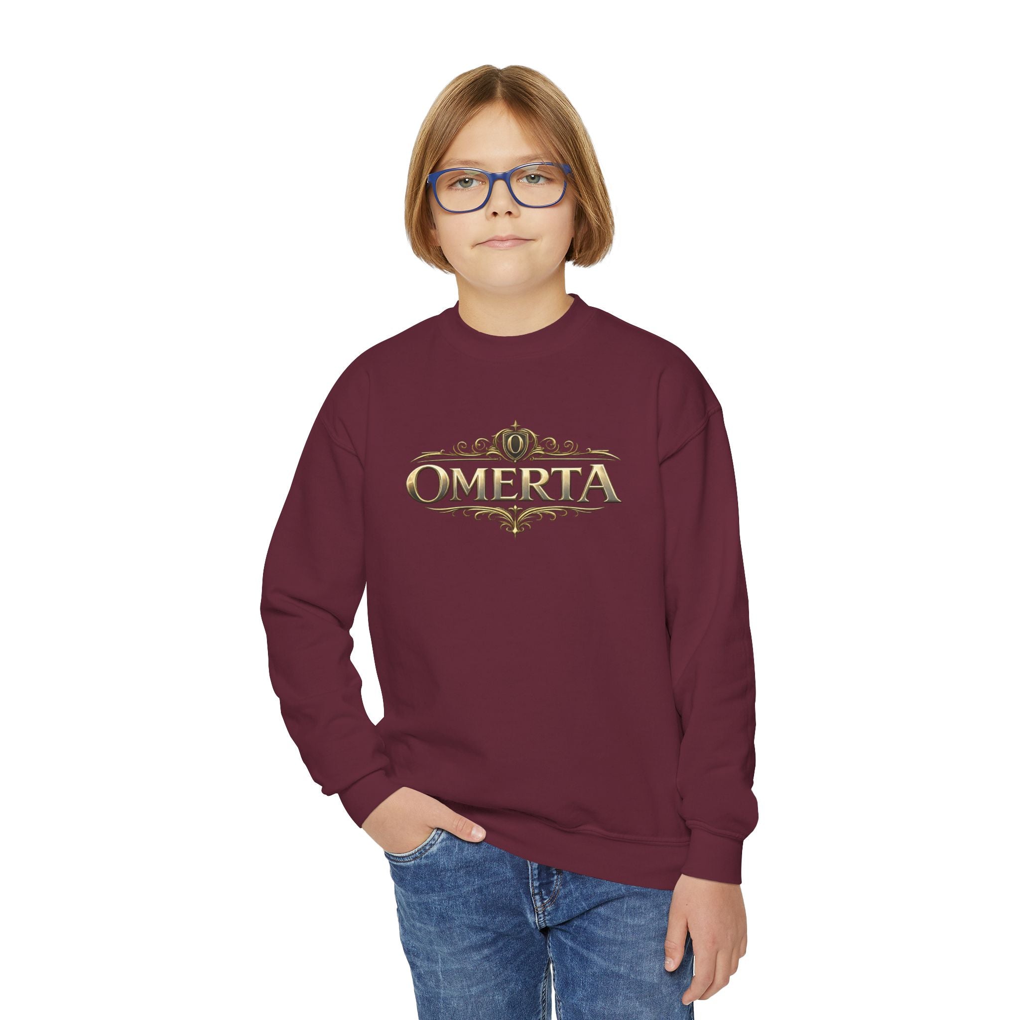 Inizio Youth Crewneck Pullover Sweatshirt