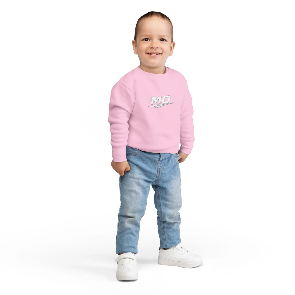 Moto Omerta Toddler Crewneck Pullover Sweatshirt Printify