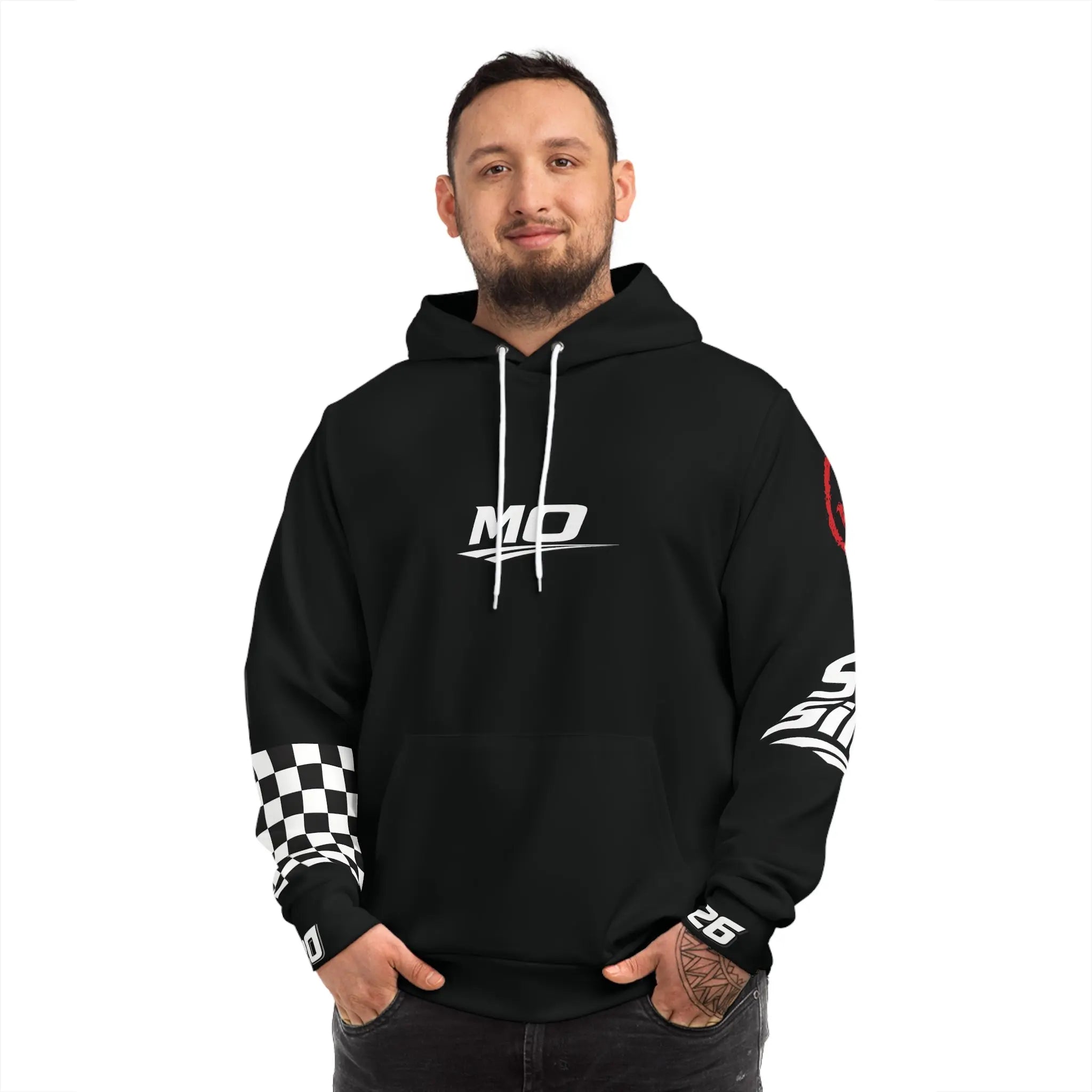 Men's Stay Silent Hoodie - Light Weight Polyester Printify