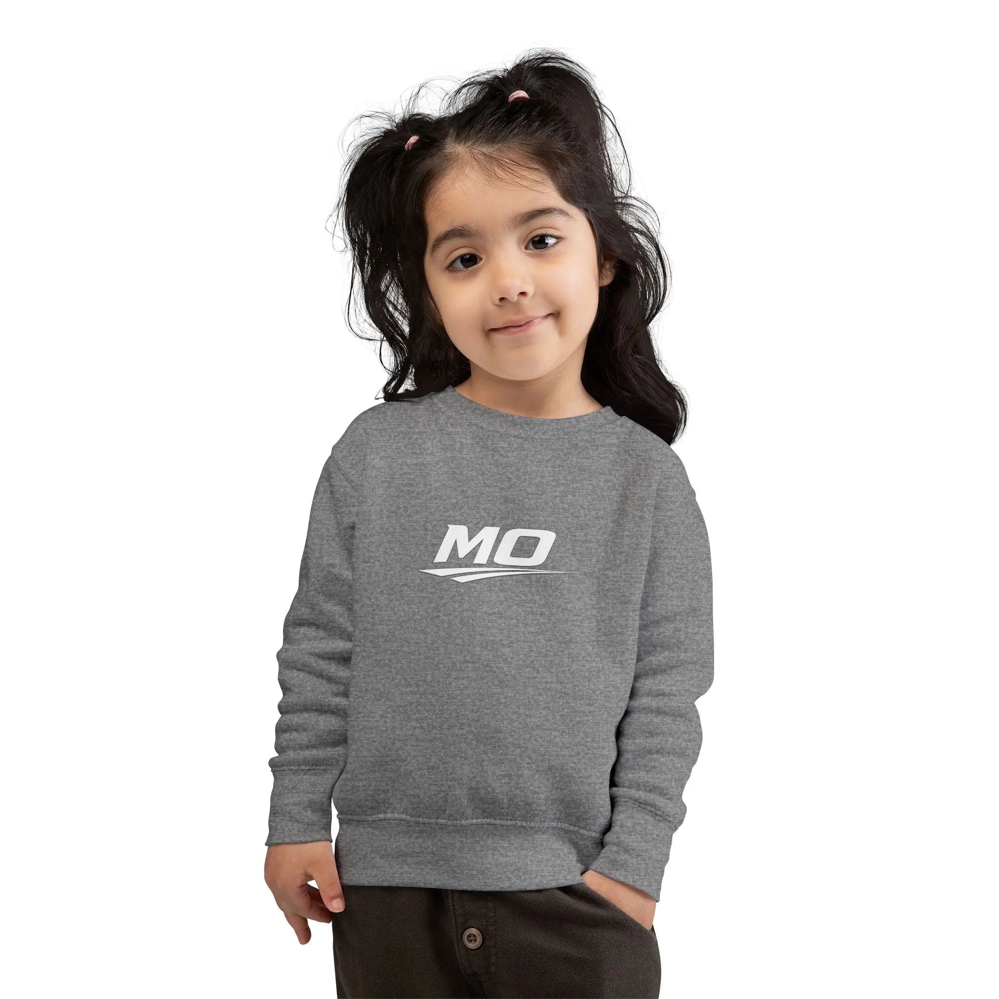 Moto Omerta Toddler Crewneck Pullover Sweatshirt Printify