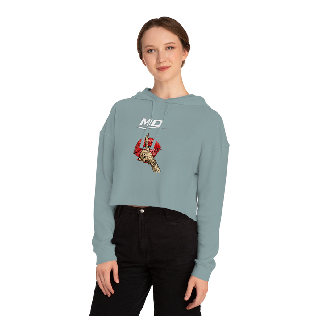 Hush Cropped Hoodie Printify