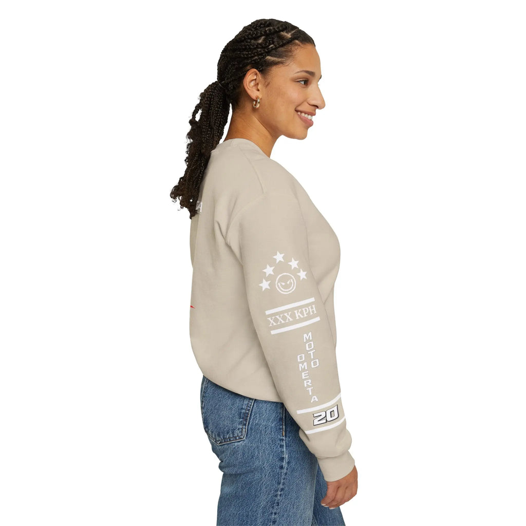 Women's MOTO OMERTA “In Speed We Trust” Crewneck Printify