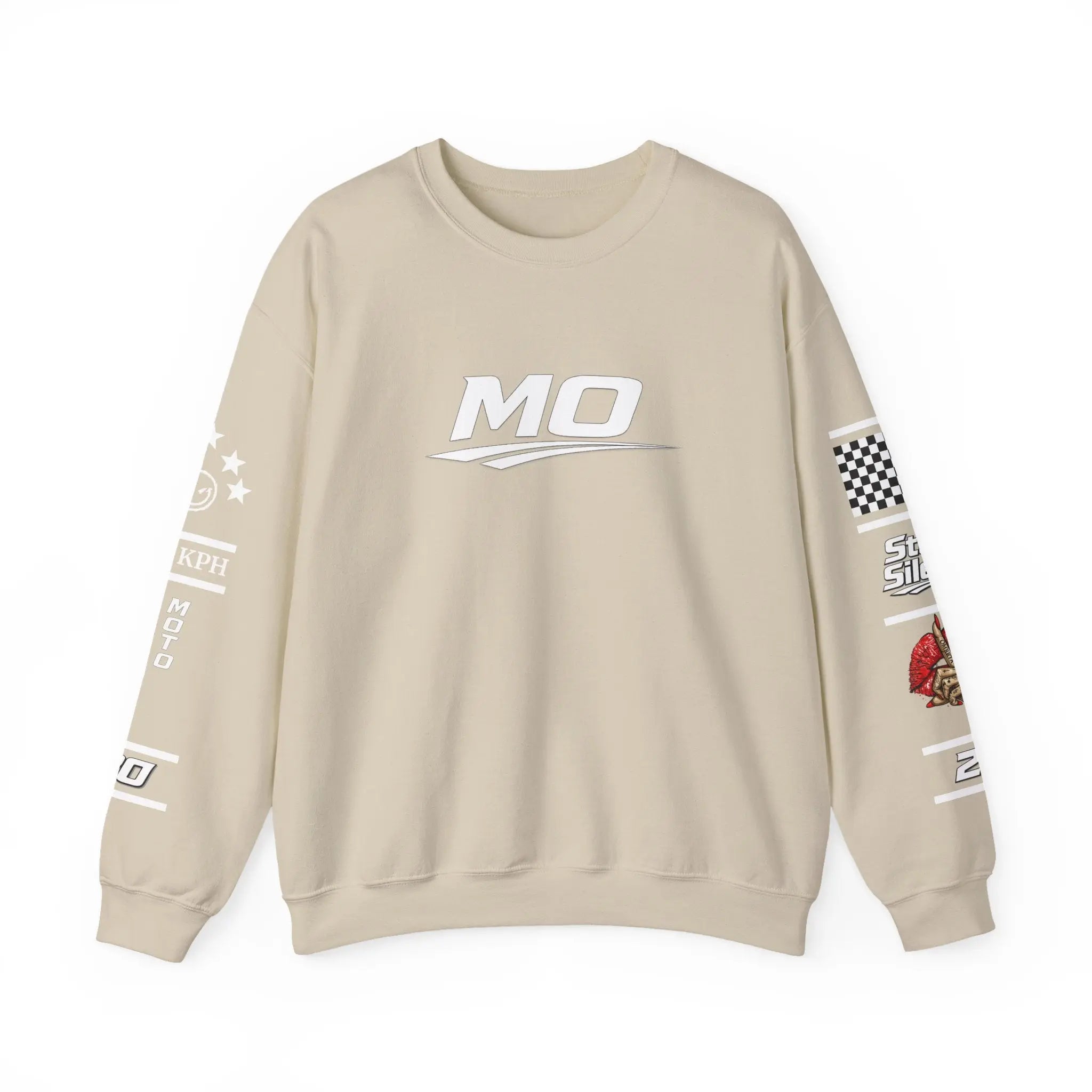 Men's MOTO OMERTA “In Speed We Trust” Crewneck Printify