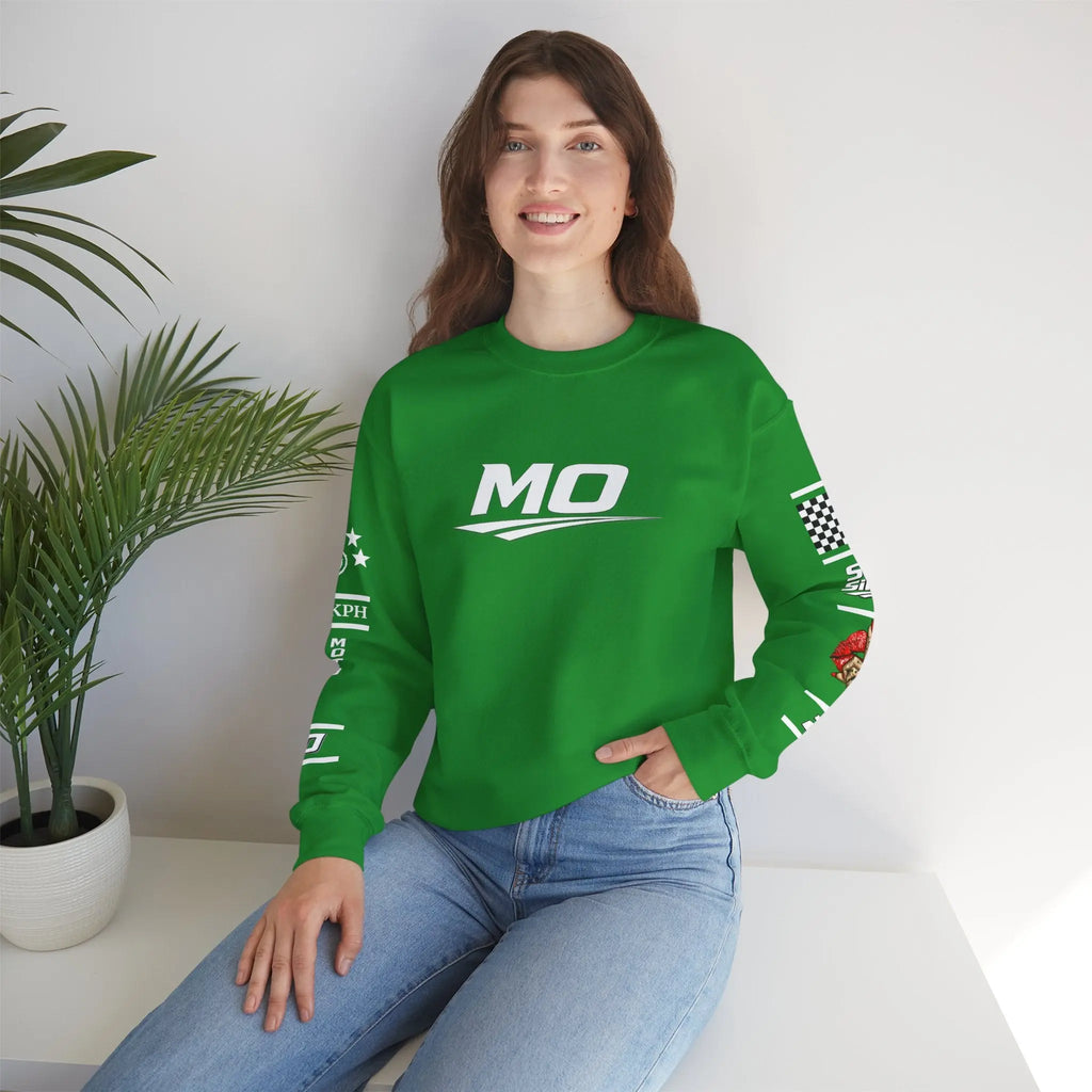 Women's MOTO OMERTA “In Speed We Trust” Crewneck Printify