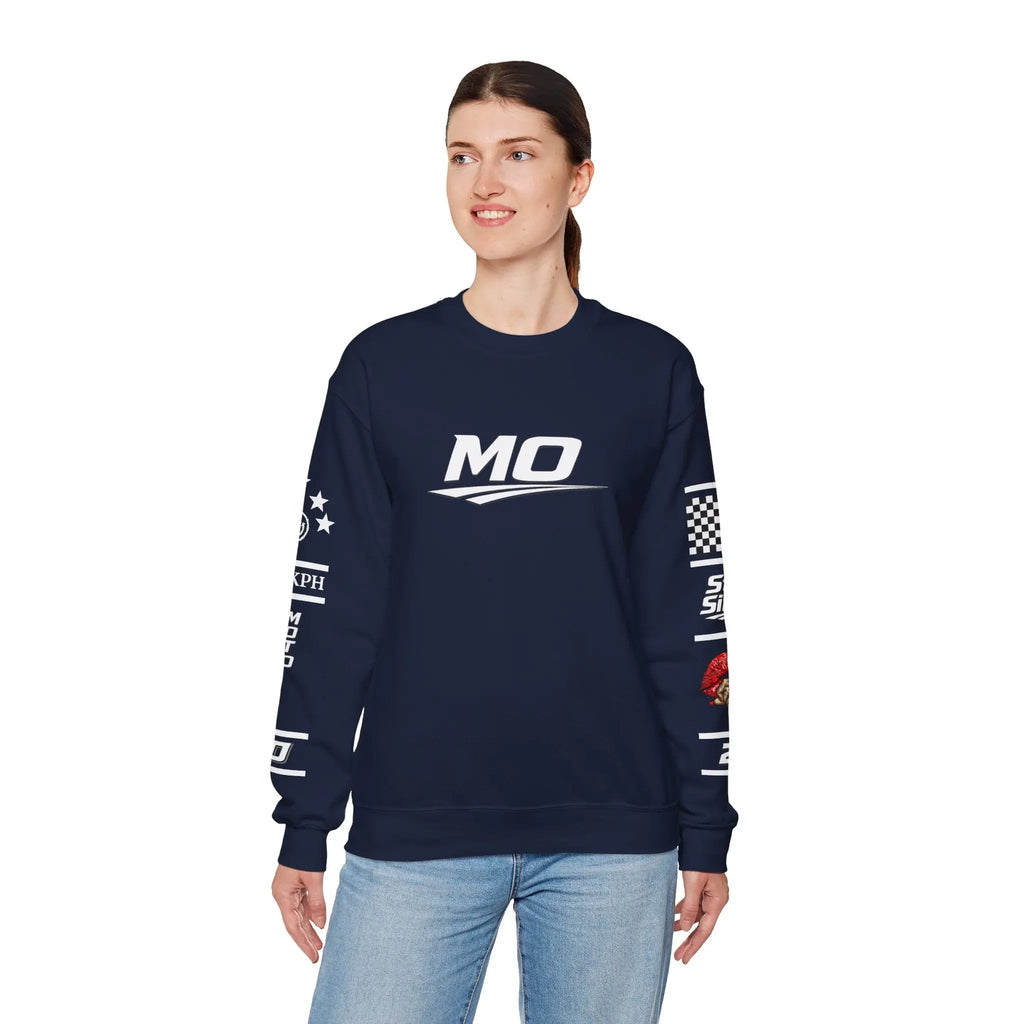 Women's MOTO OMERTA “In Speed We Trust” Crewneck Printify