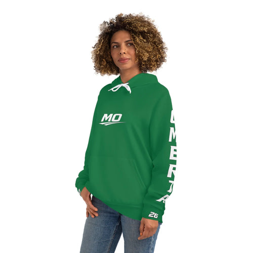 Green Women's Moto Omerta Hoodie - Light Weight Polyester Printify