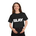 SLAY Cropped Tee Printify