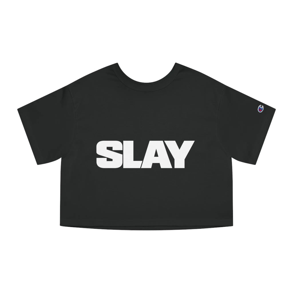 SLAY Cropped Tee Printify