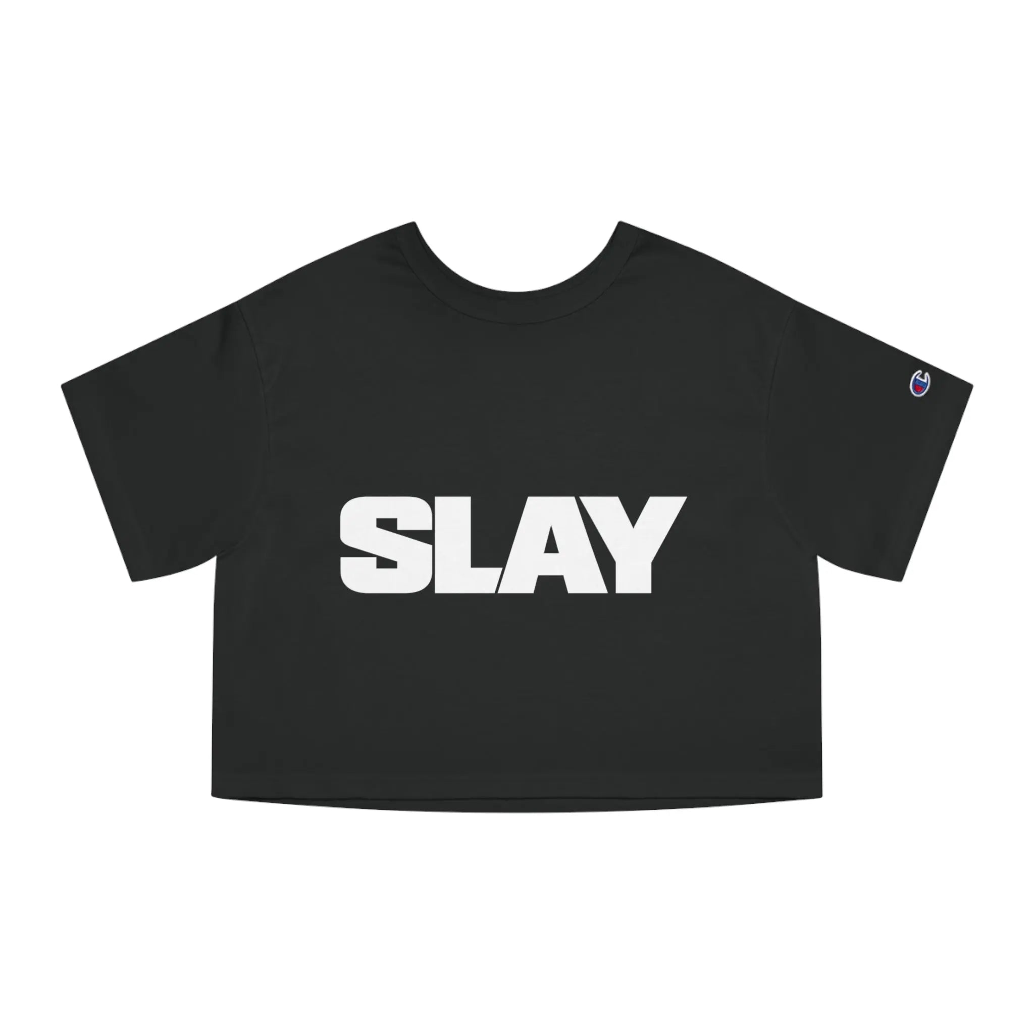 SLAY Cropped Tee Printify
