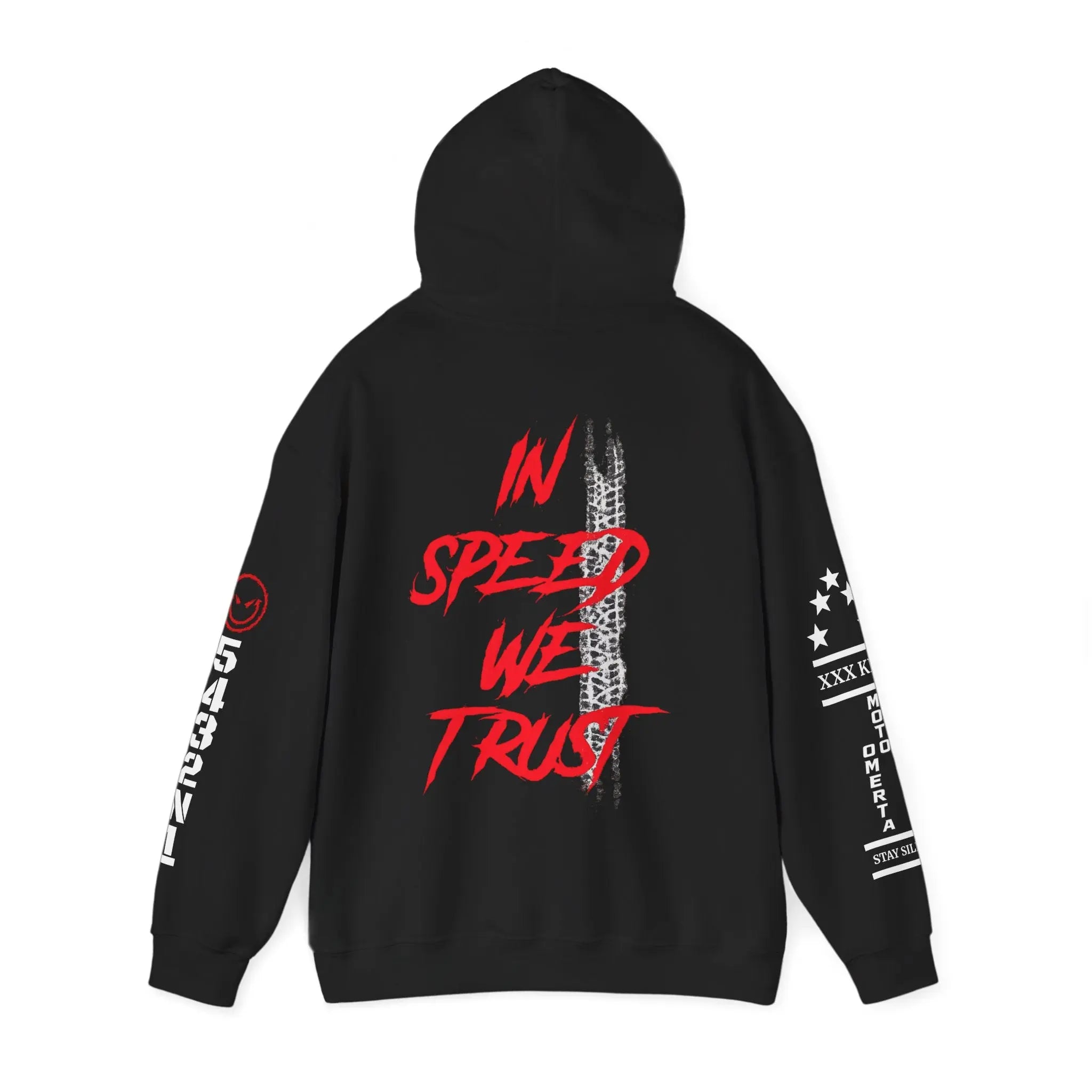 Women's In Speed We Trust Hoodie - Heavy Cotton Printify