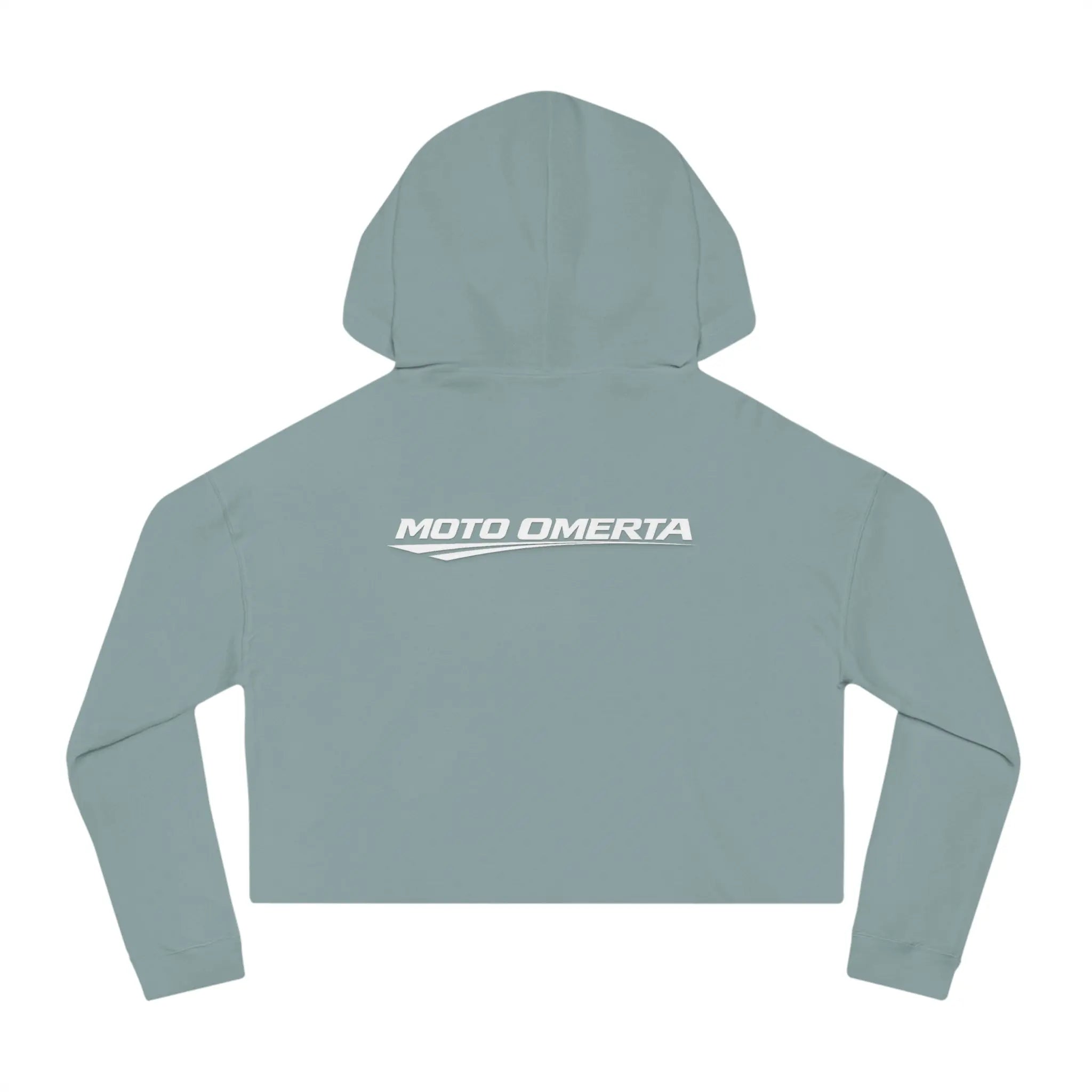 Cropped Moto Omerta Hoodie Printify