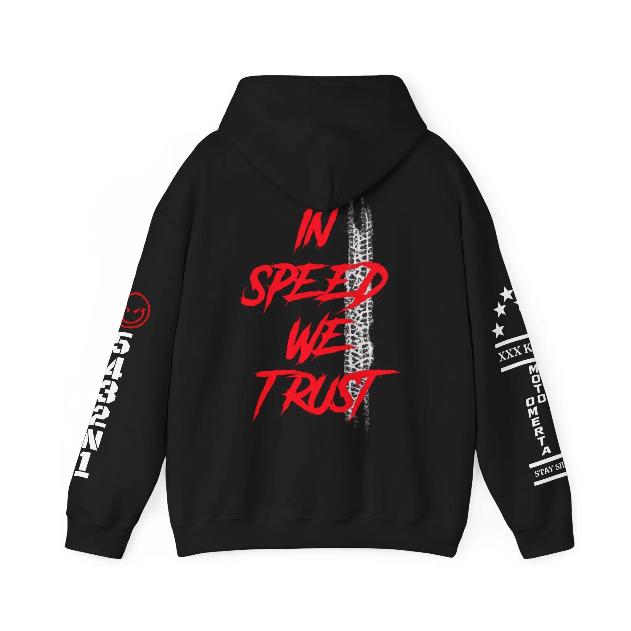 Women's In Speed We Trust Hoodie - Heavy Cotton Printify