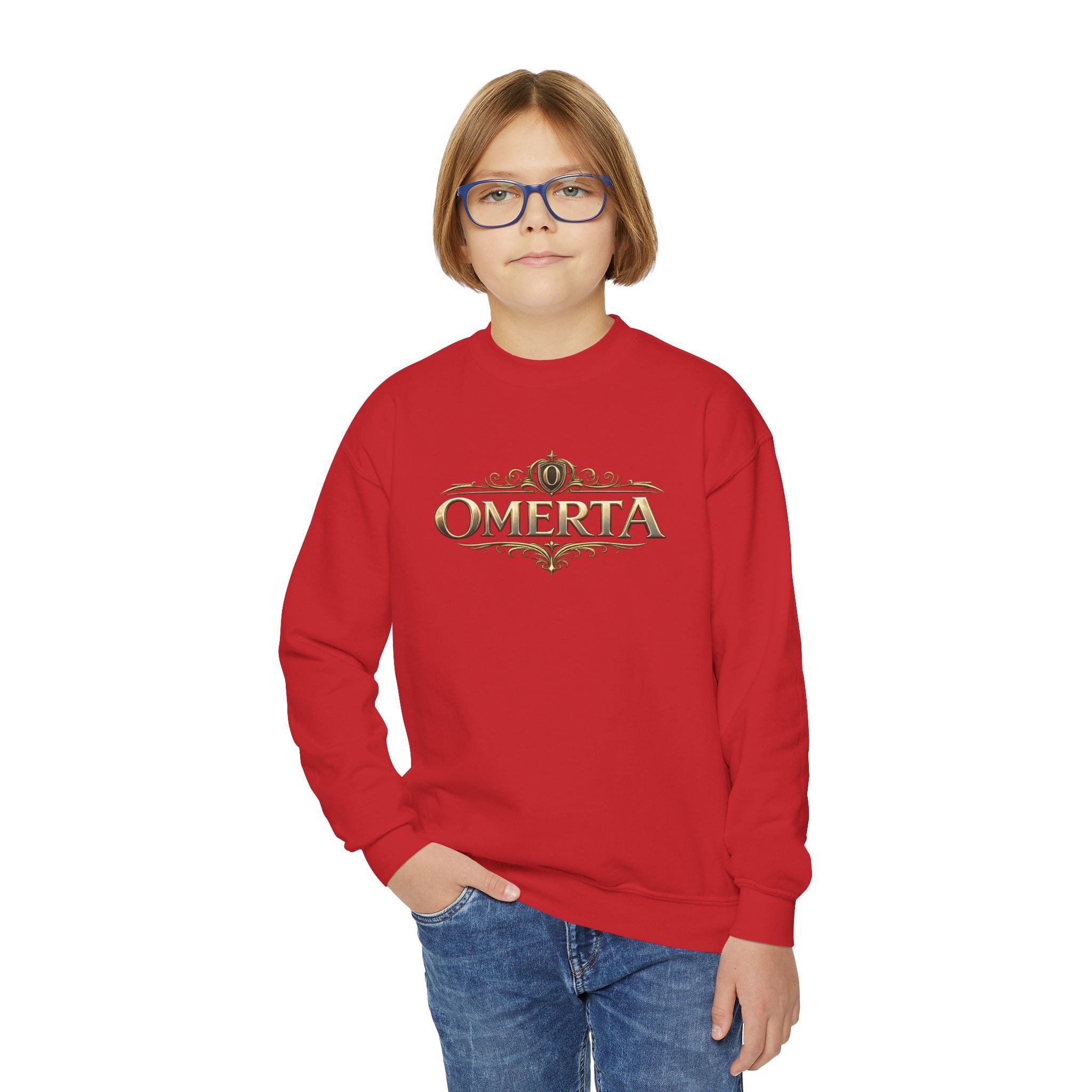 Inizio Youth Crewneck Pullover Sweatshirt