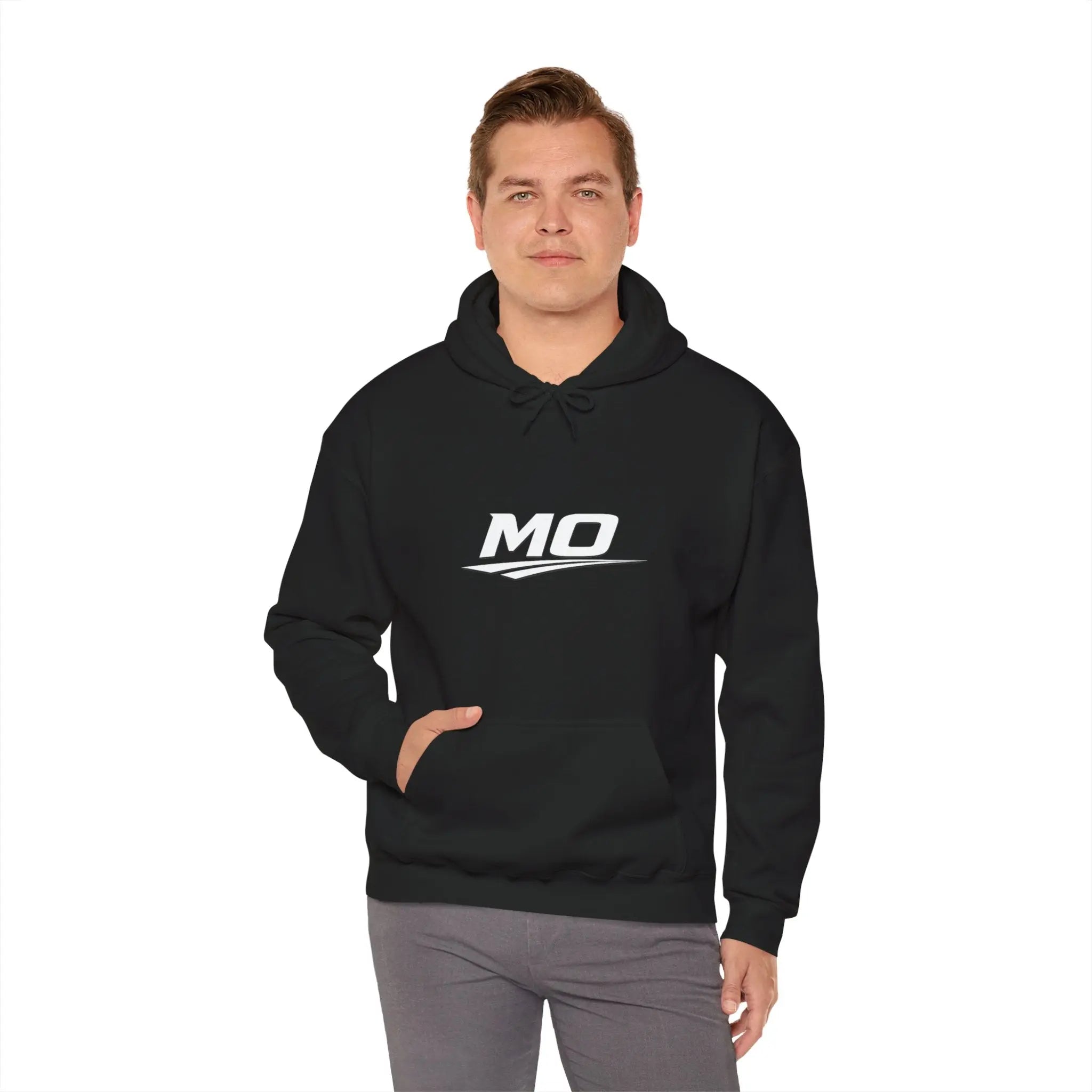 Men's Moto Omerta Hoodie - Heavy Cotton Printify