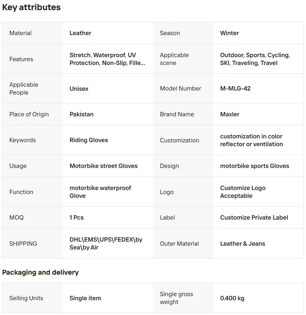 Omerta GP-R Gloves OMERTA