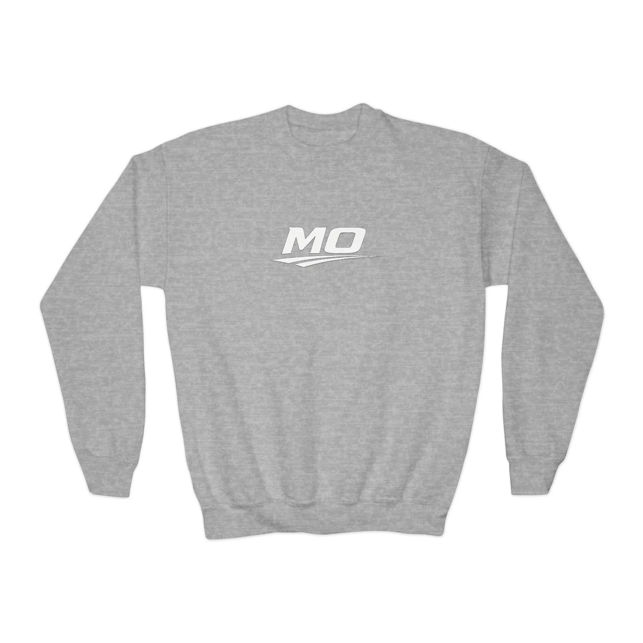 Moto Omerta Youth Crewneck Pullover Sweatshirt Printify