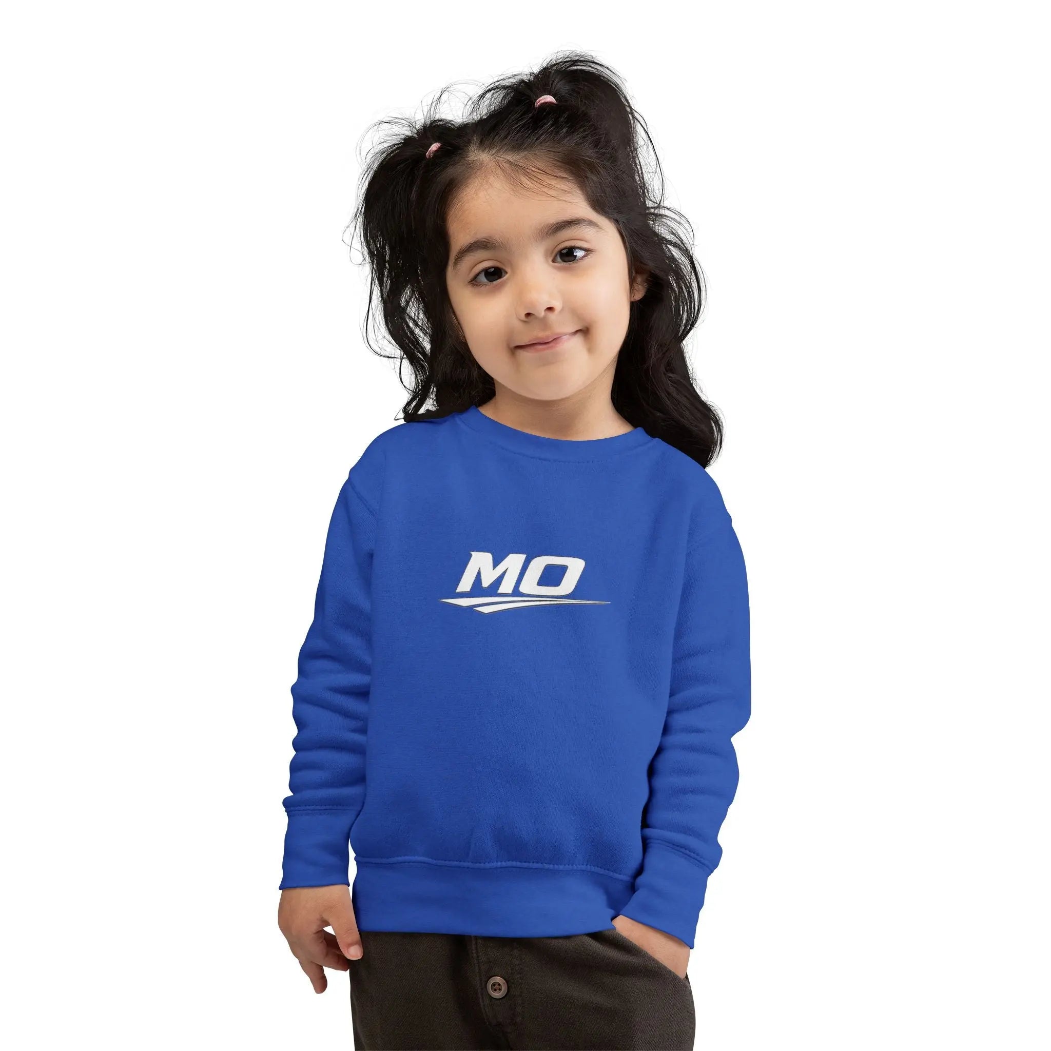 Moto Omerta Toddler Crewneck Pullover Sweatshirt Printify