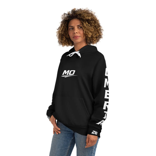 Black Women's Moto Omerta Hoodie - Light Weight Polyester Printify