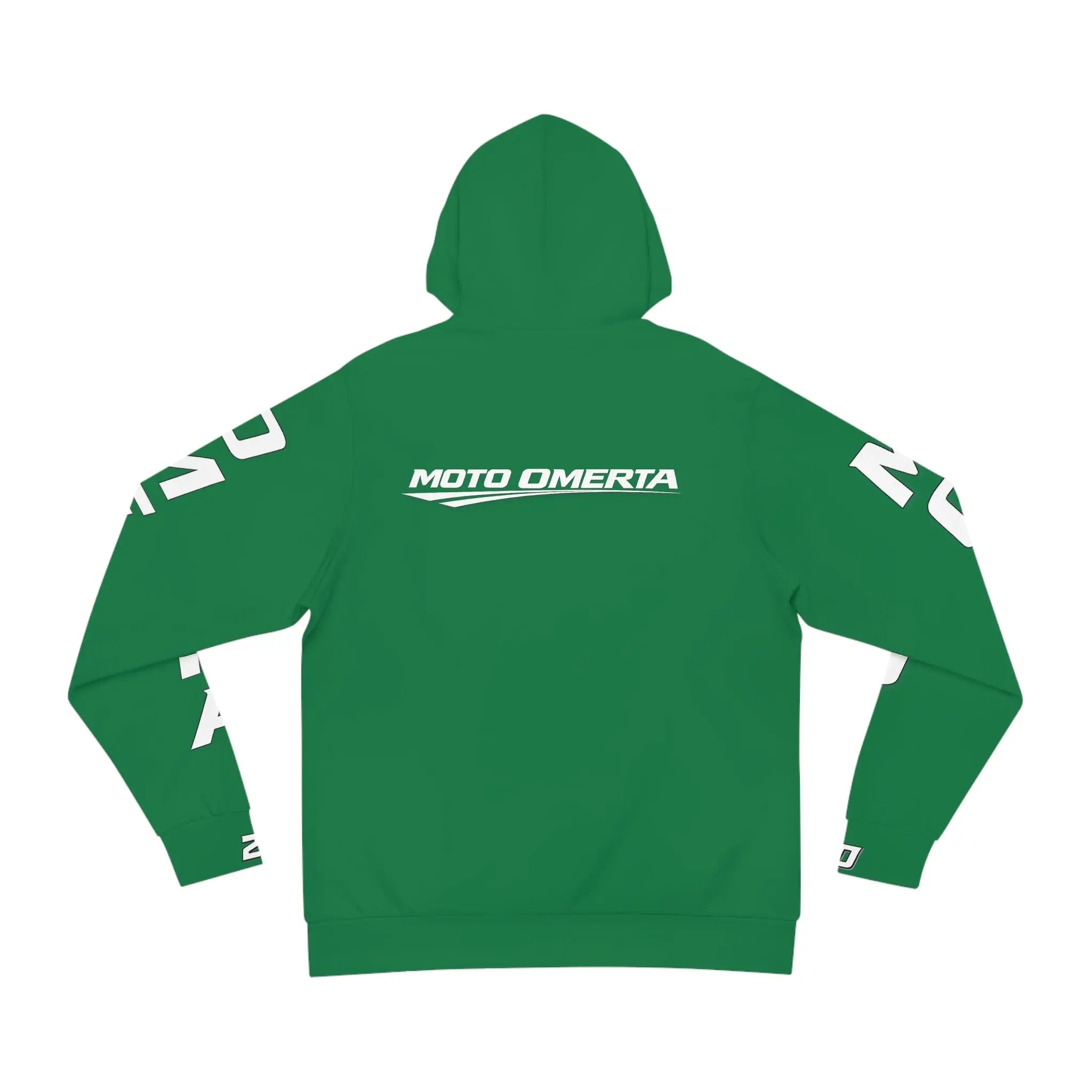 Green Women's Moto Omerta Hoodie - Light Weight Polyester Printify