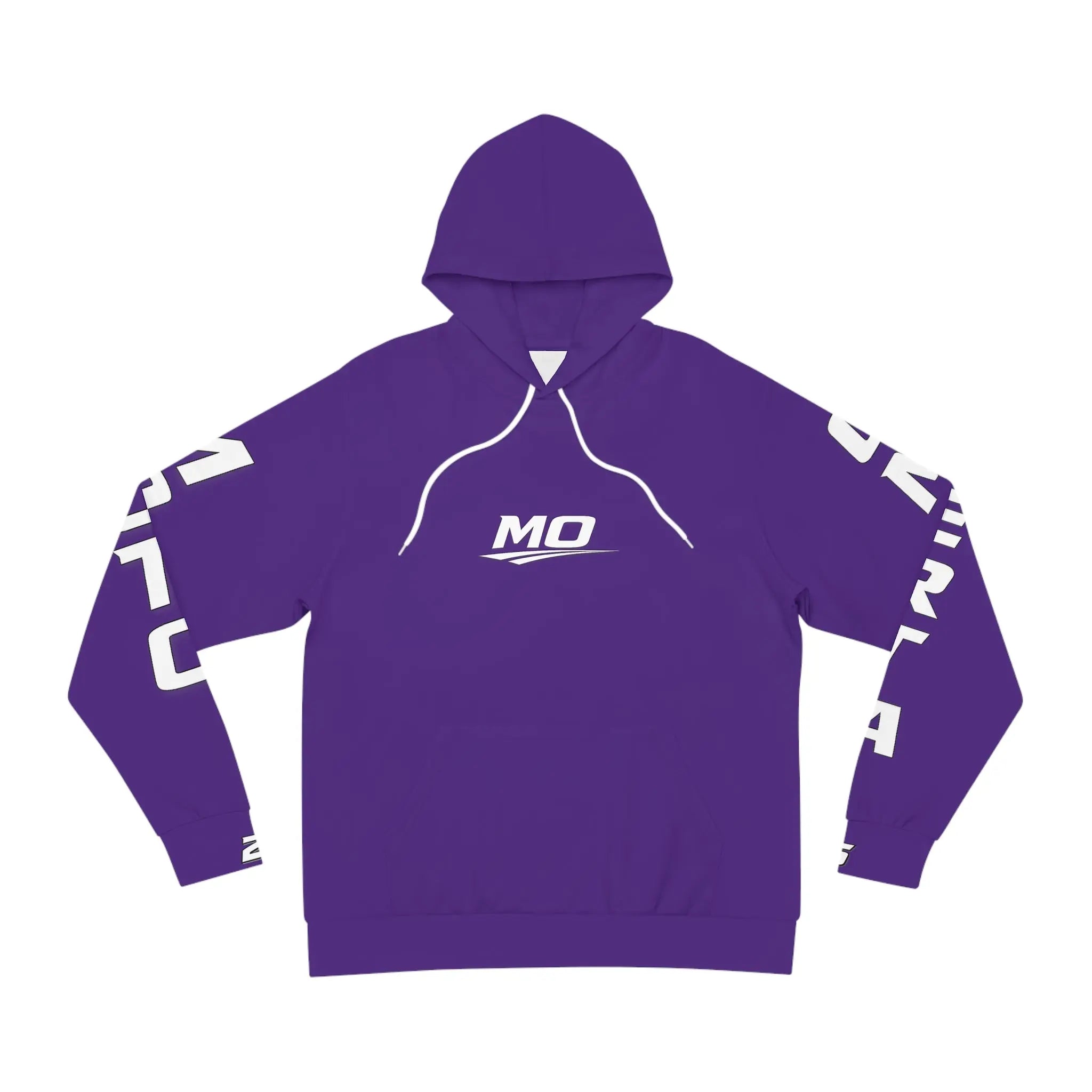 Purple Women's Moto Omerta Hoodie - Light Weight Polyester Printify