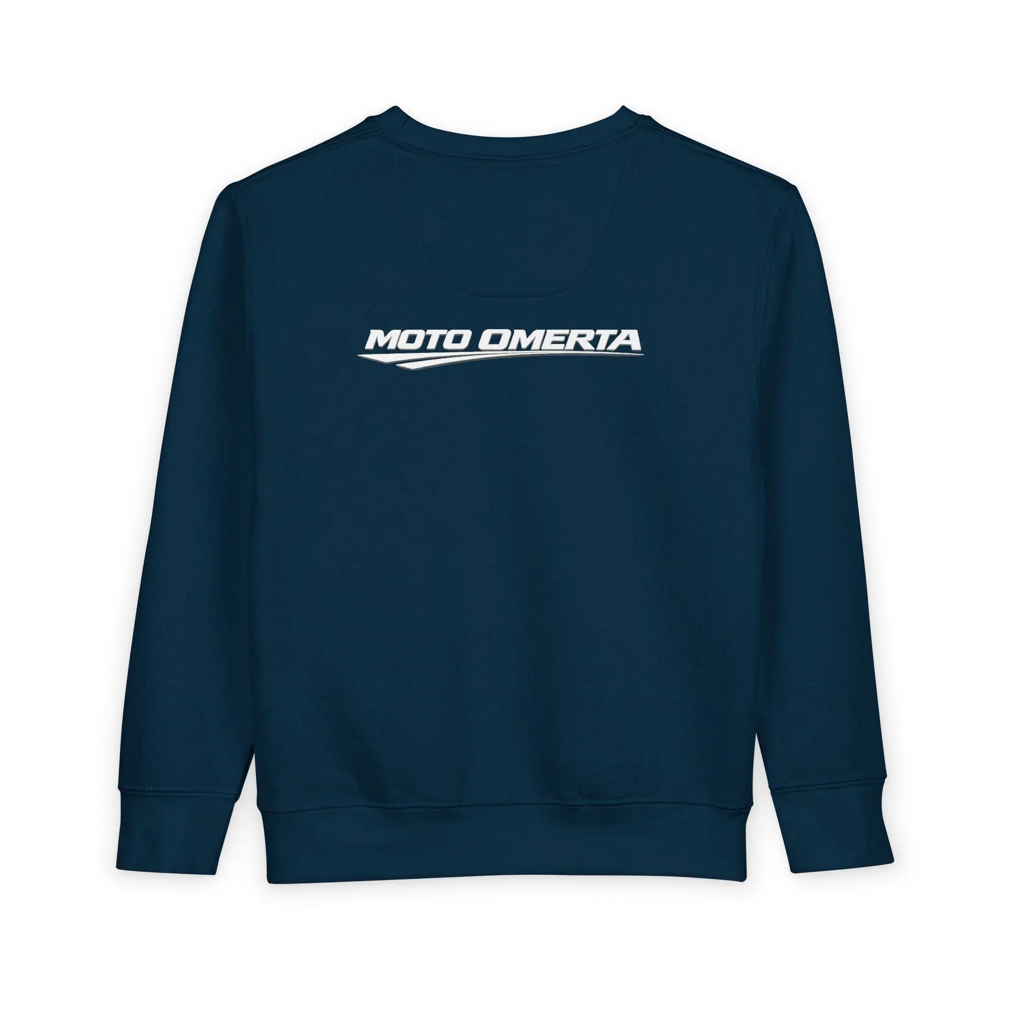 Moto Omerta Toddler Crewneck Pullover Sweatshirt Printify