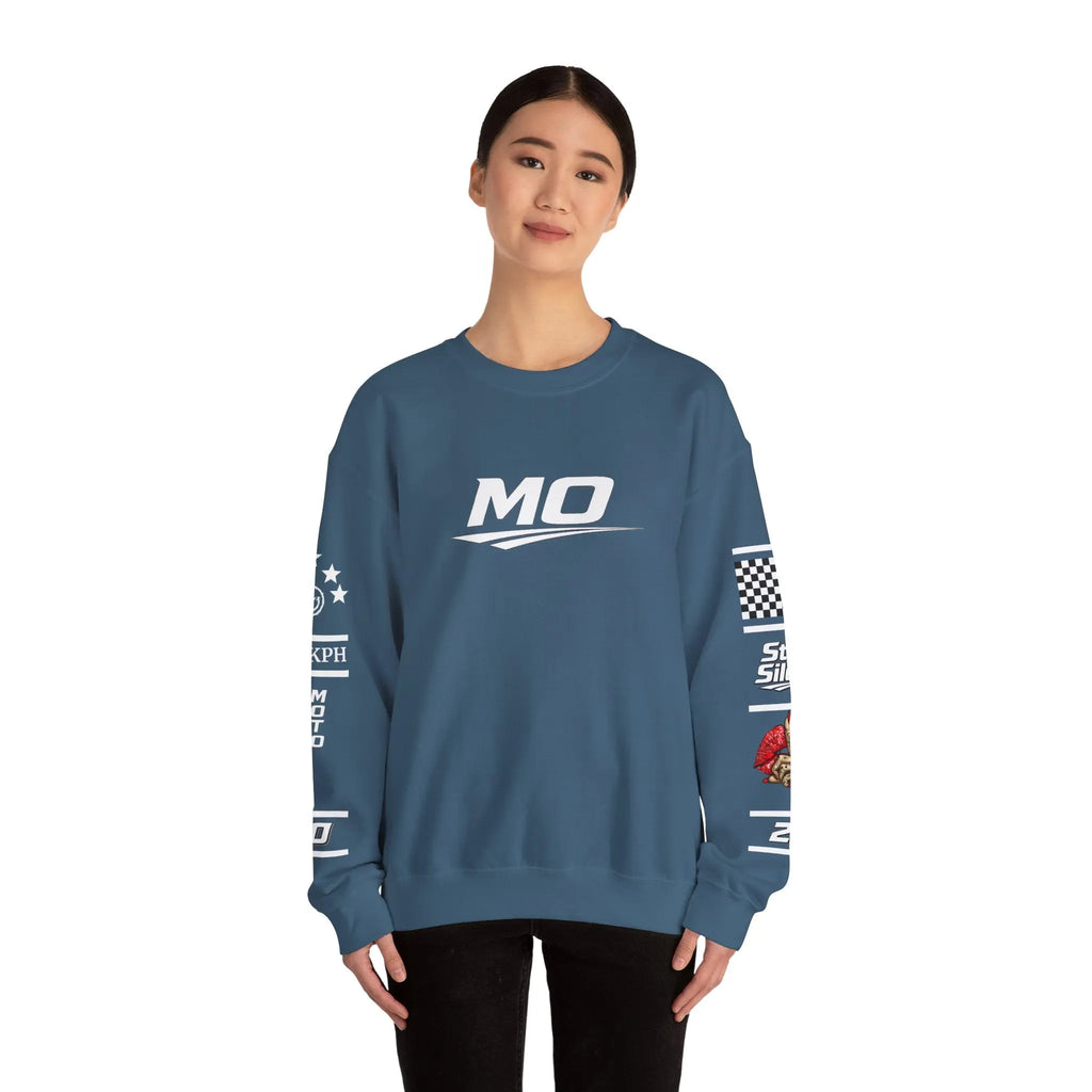 Women's MOTO OMERTA “In Speed We Trust” Crewneck Printify