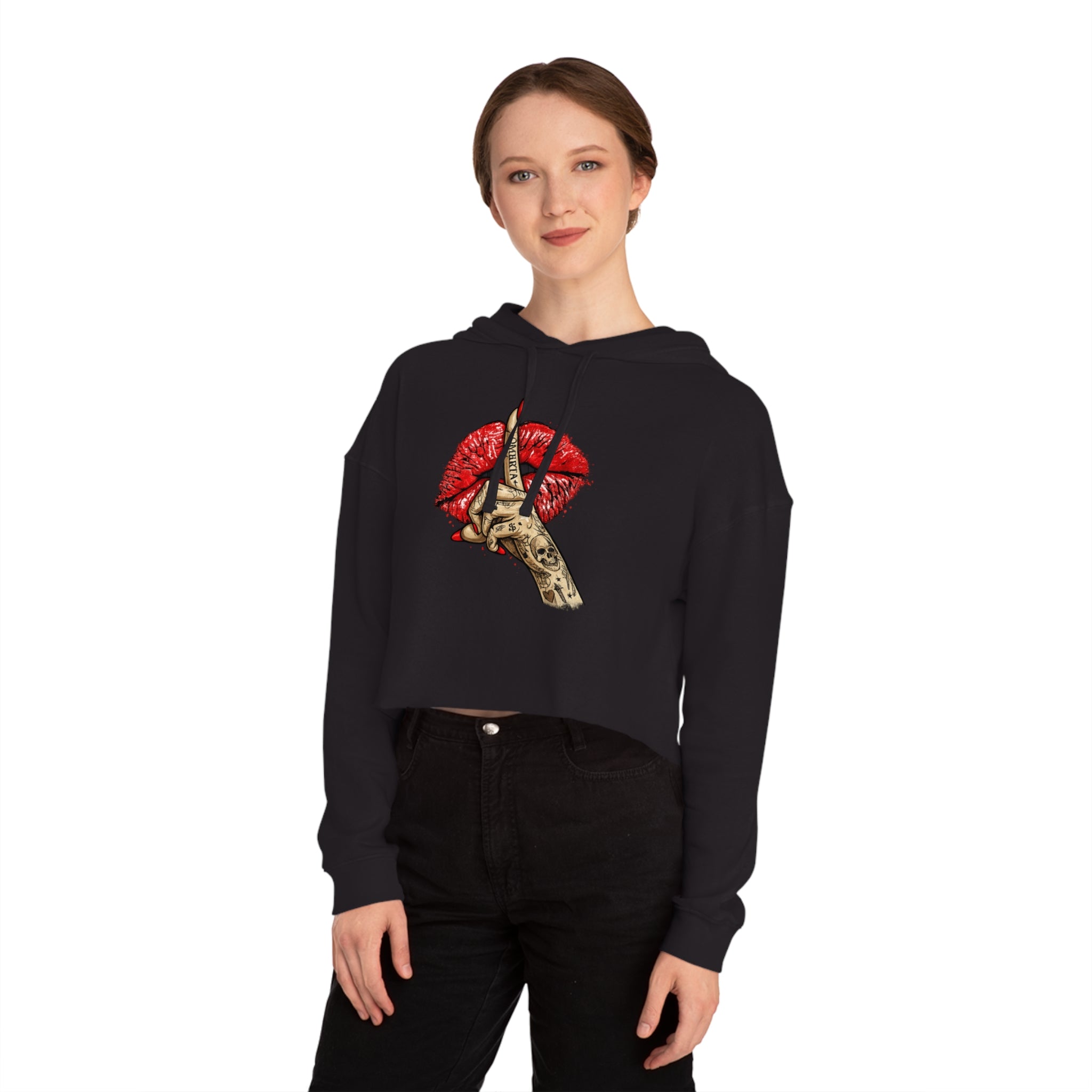 Hush Cropped Hoodie