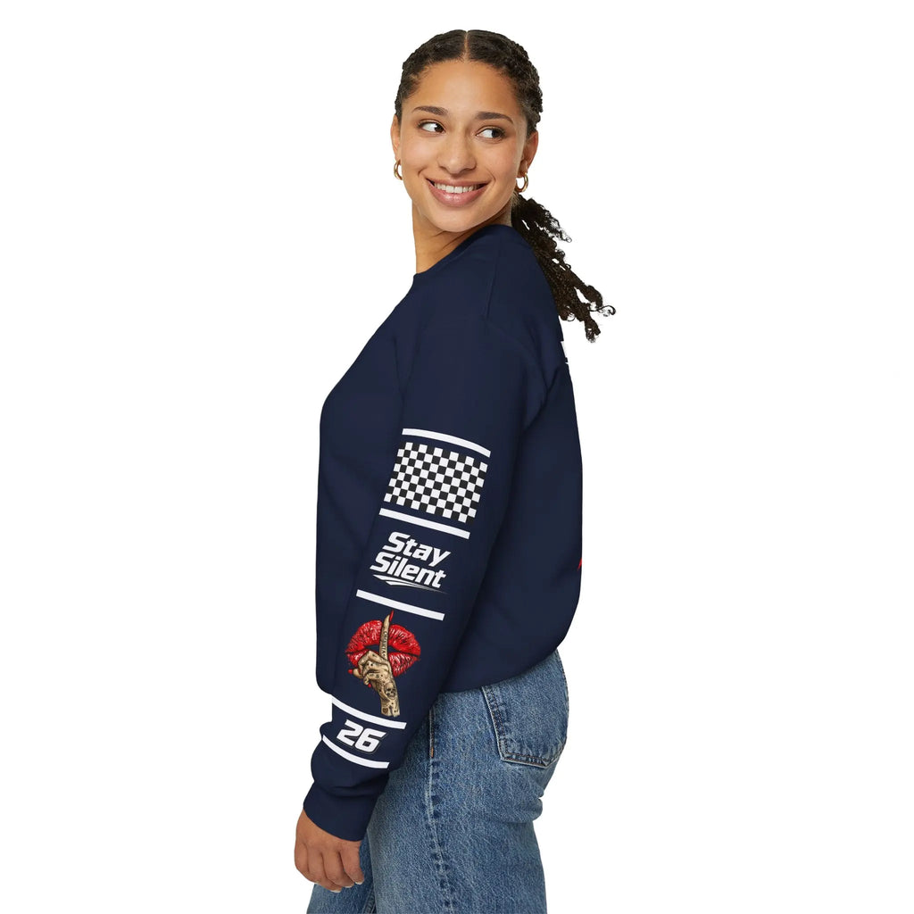 Women's MOTO OMERTA “In Speed We Trust” Crewneck Printify