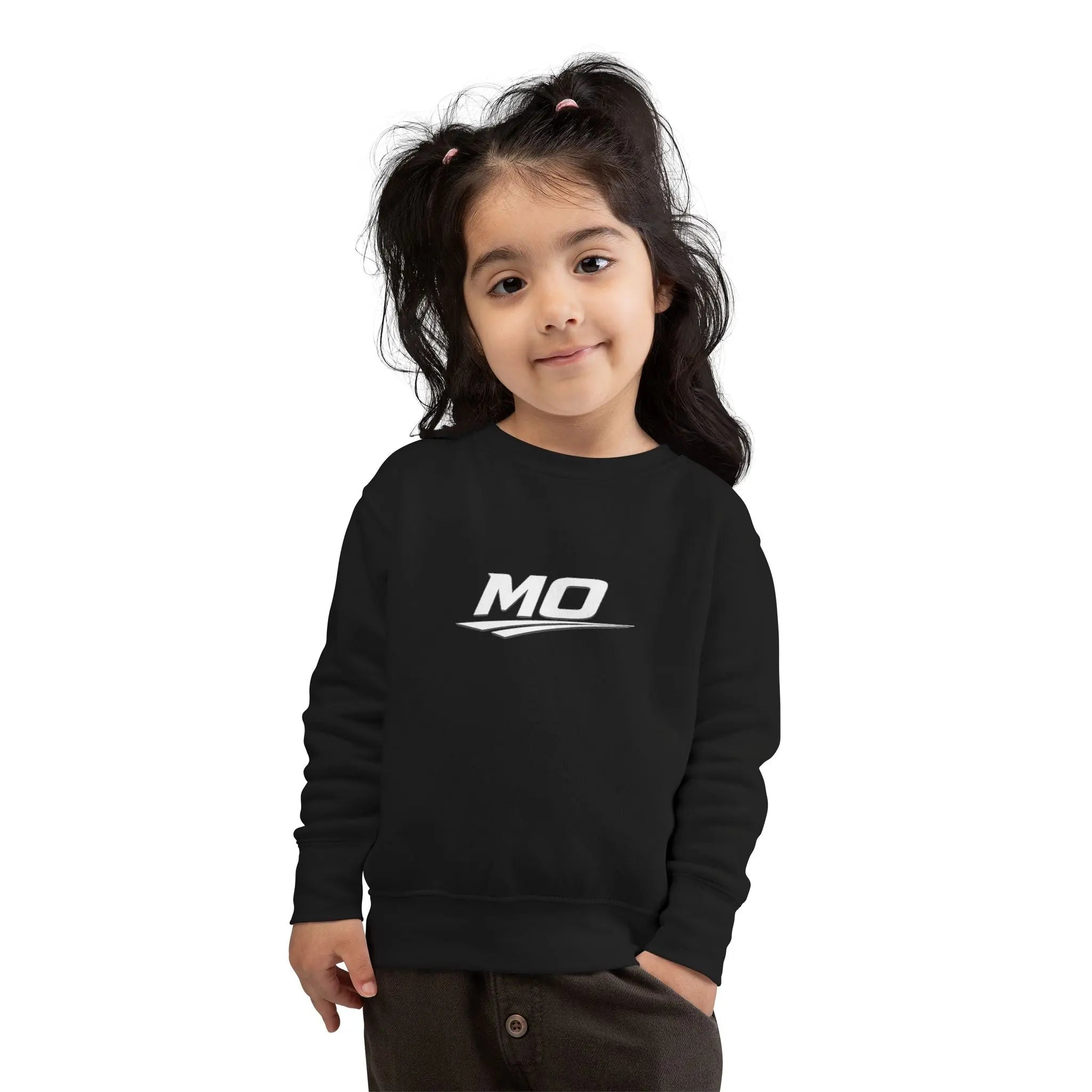 Moto Omerta Toddler Crewneck Pullover Sweatshirt Printify