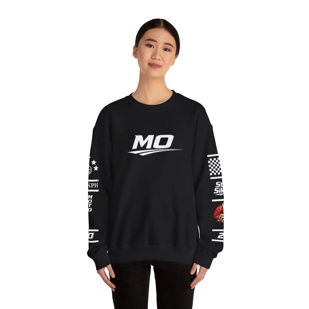 Women's MOTO OMERTA “In Speed We Trust” Crewneck Printify
