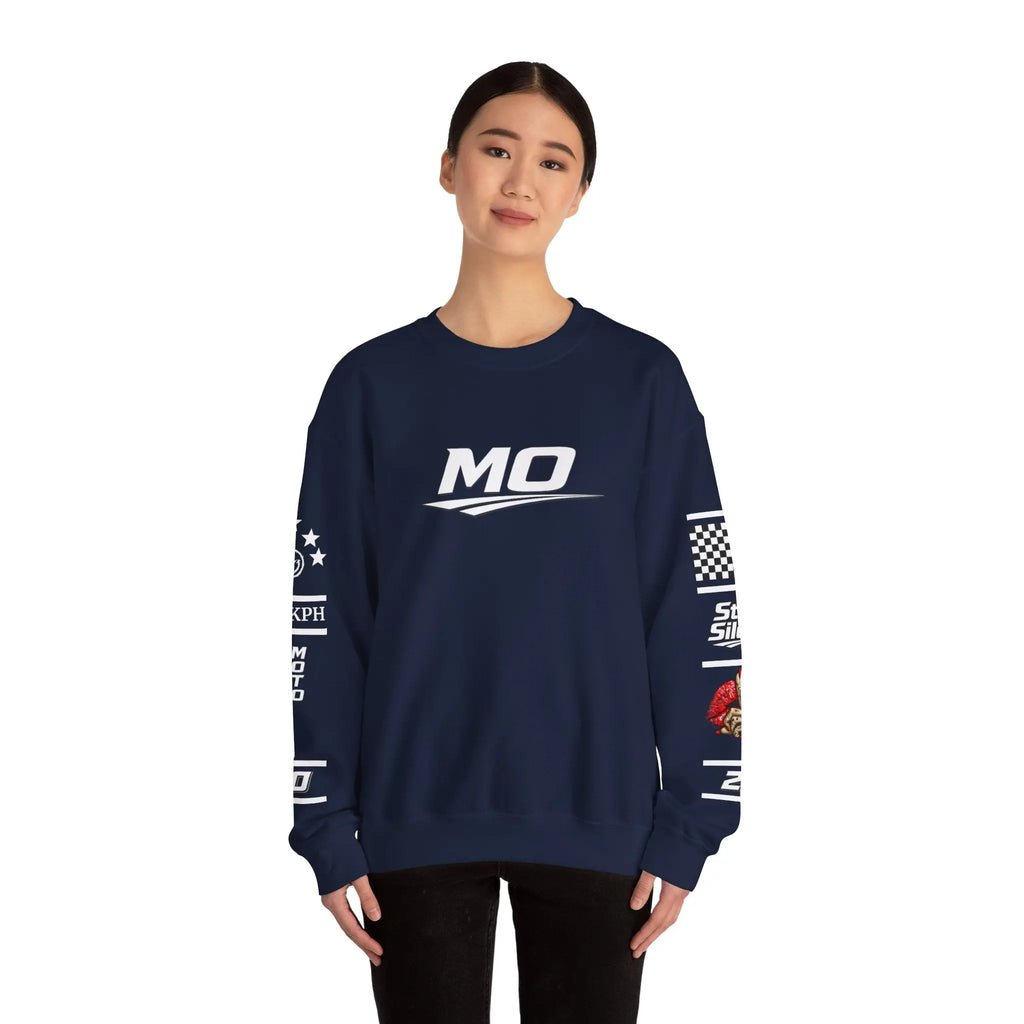 Women's MOTO OMERTA “In Speed We Trust” Crewneck Printify
