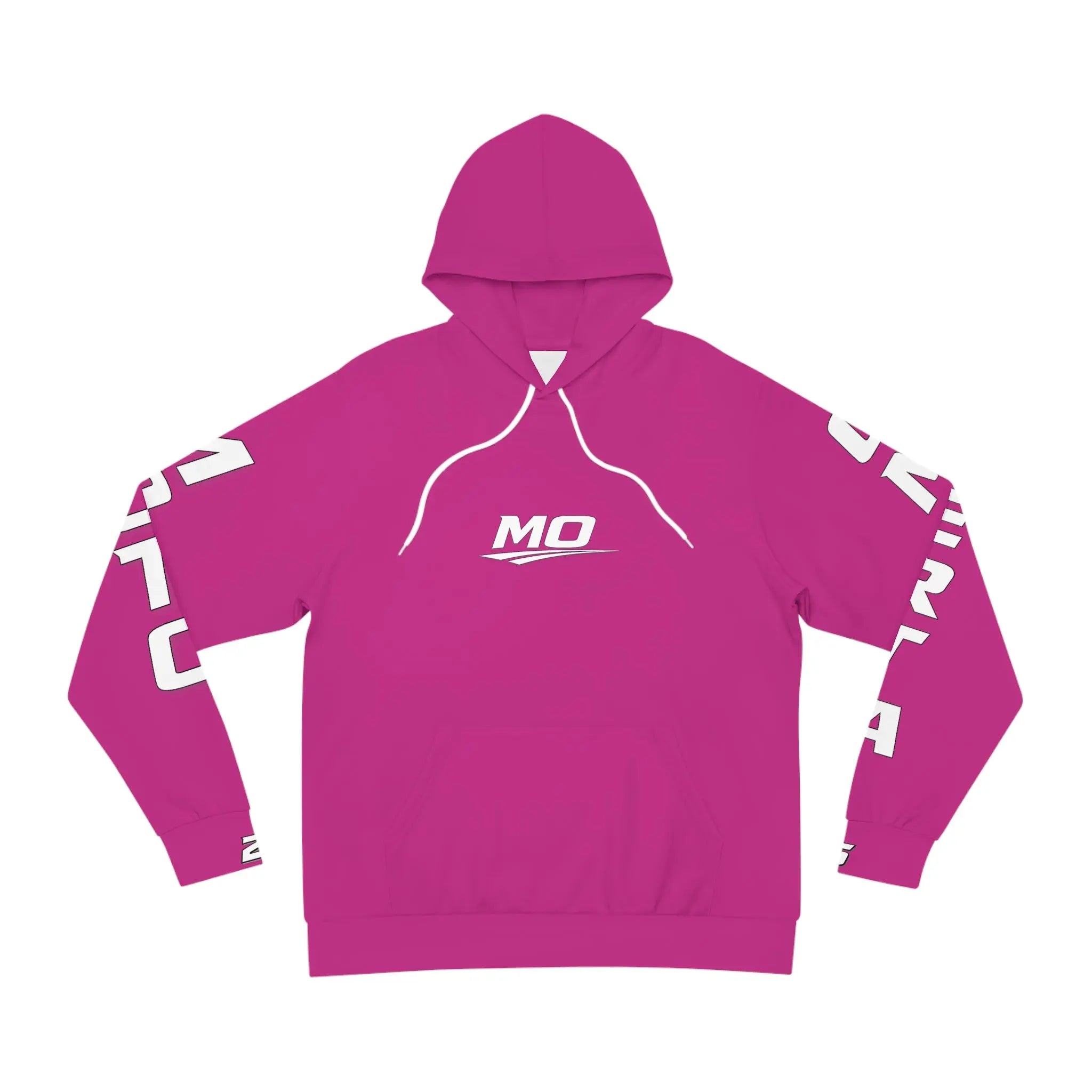 Pink Women's Moto Omerta Hoodie - Light Weight Polyester Printify
