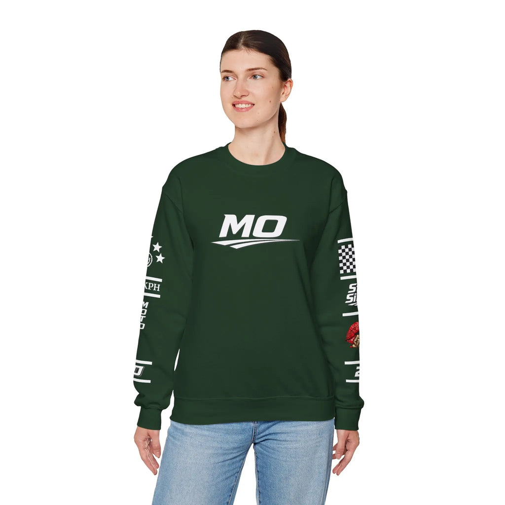 Women's MOTO OMERTA “In Speed We Trust” Crewneck Printify
