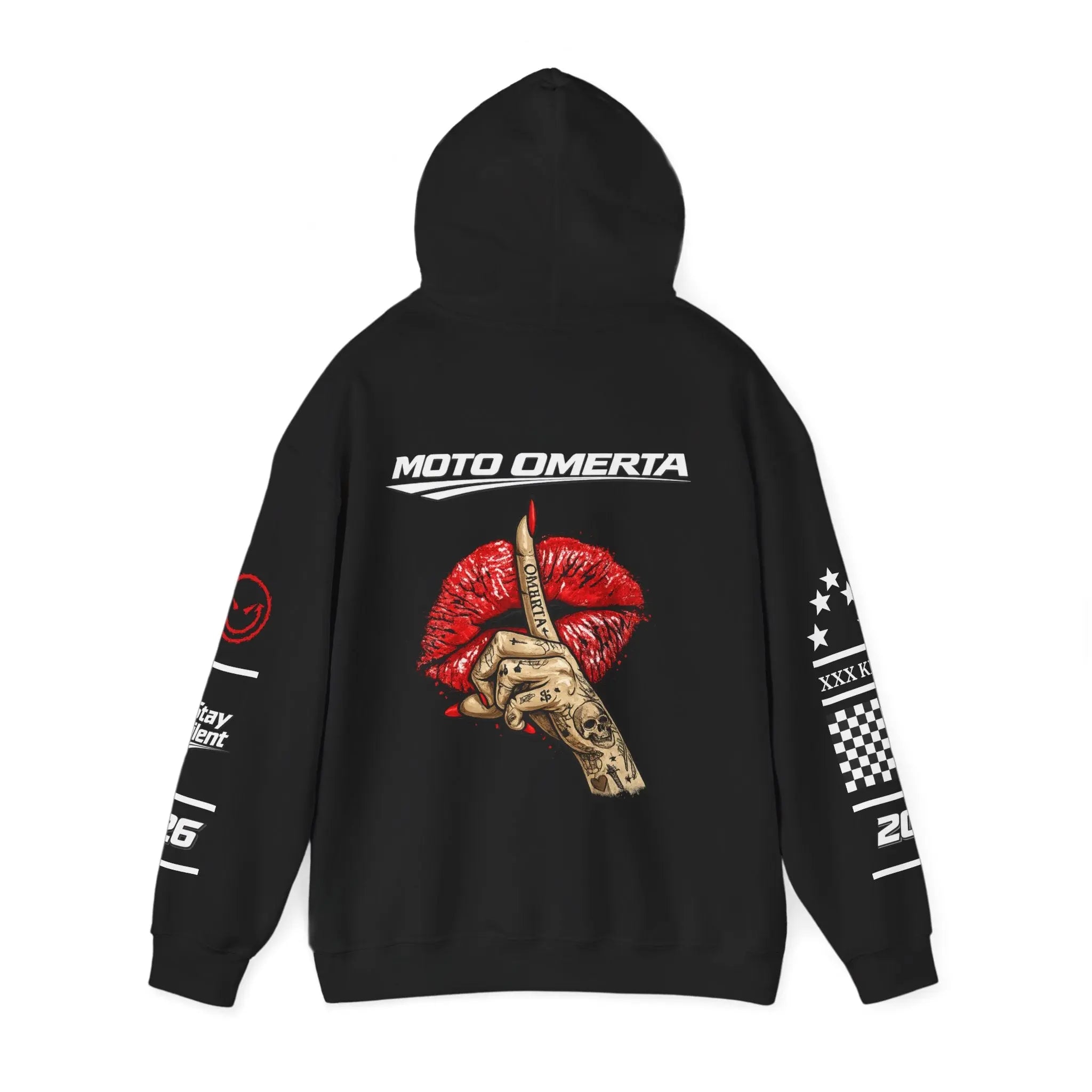 Women's Stay Silent Hoodie - Heavy Cotton Printify