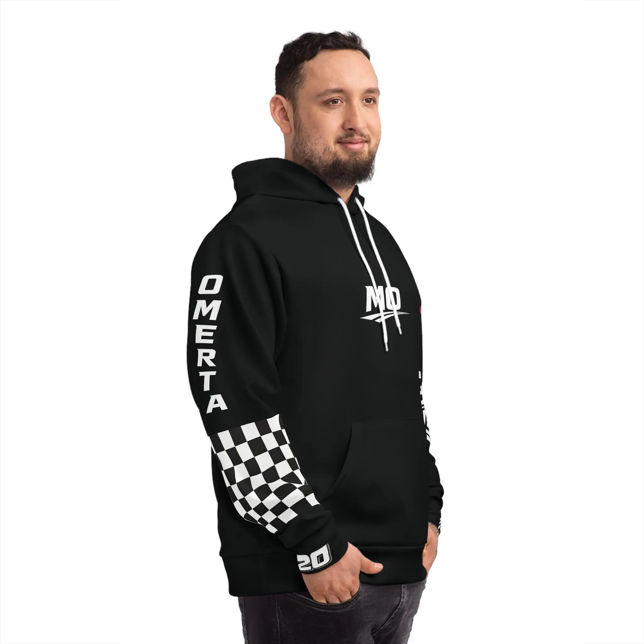 Men's Stay Silent Hoodie - Light Weight Polyester Printify