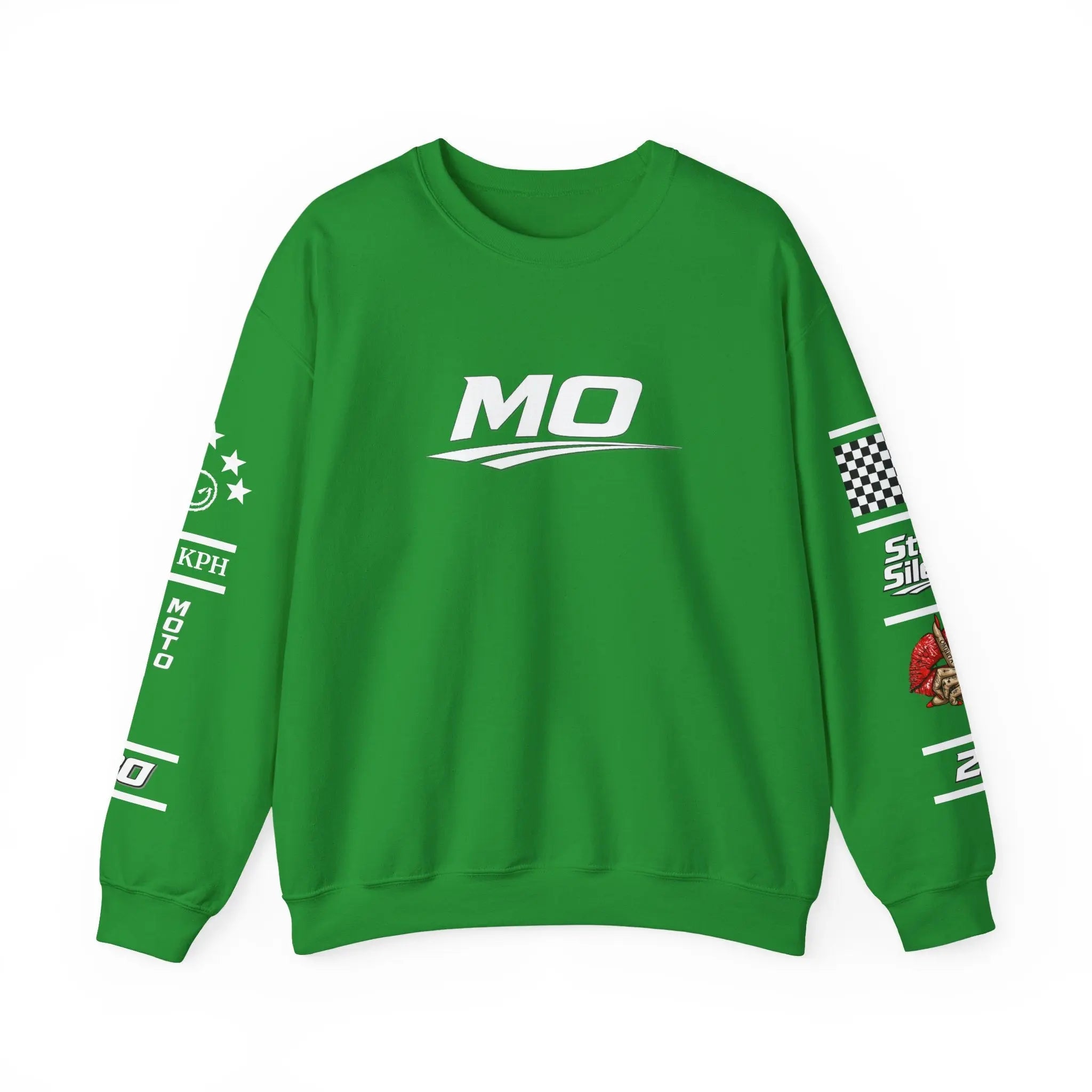 Men's MOTO OMERTA “In Speed We Trust” Crewneck Printify