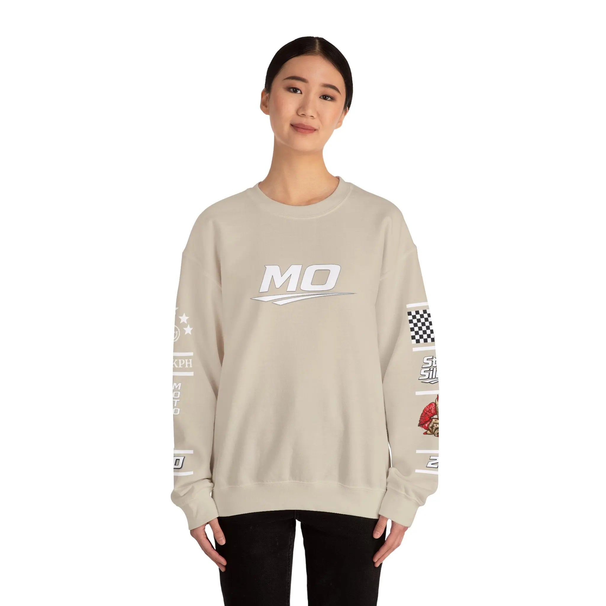 Women's MOTO OMERTA “In Speed We Trust” Crewneck Printify
