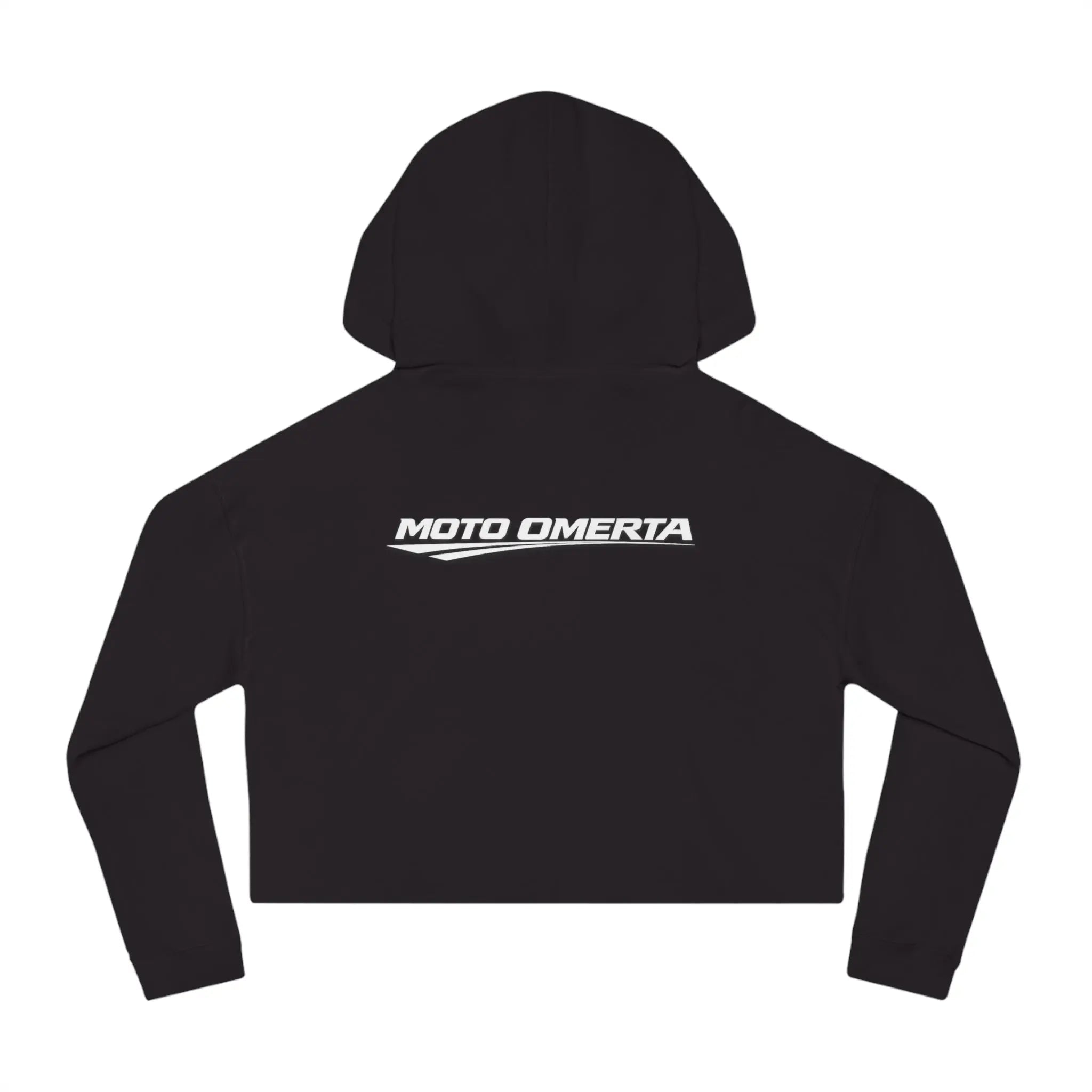 Cropped Moto Omerta Hoodie Printify