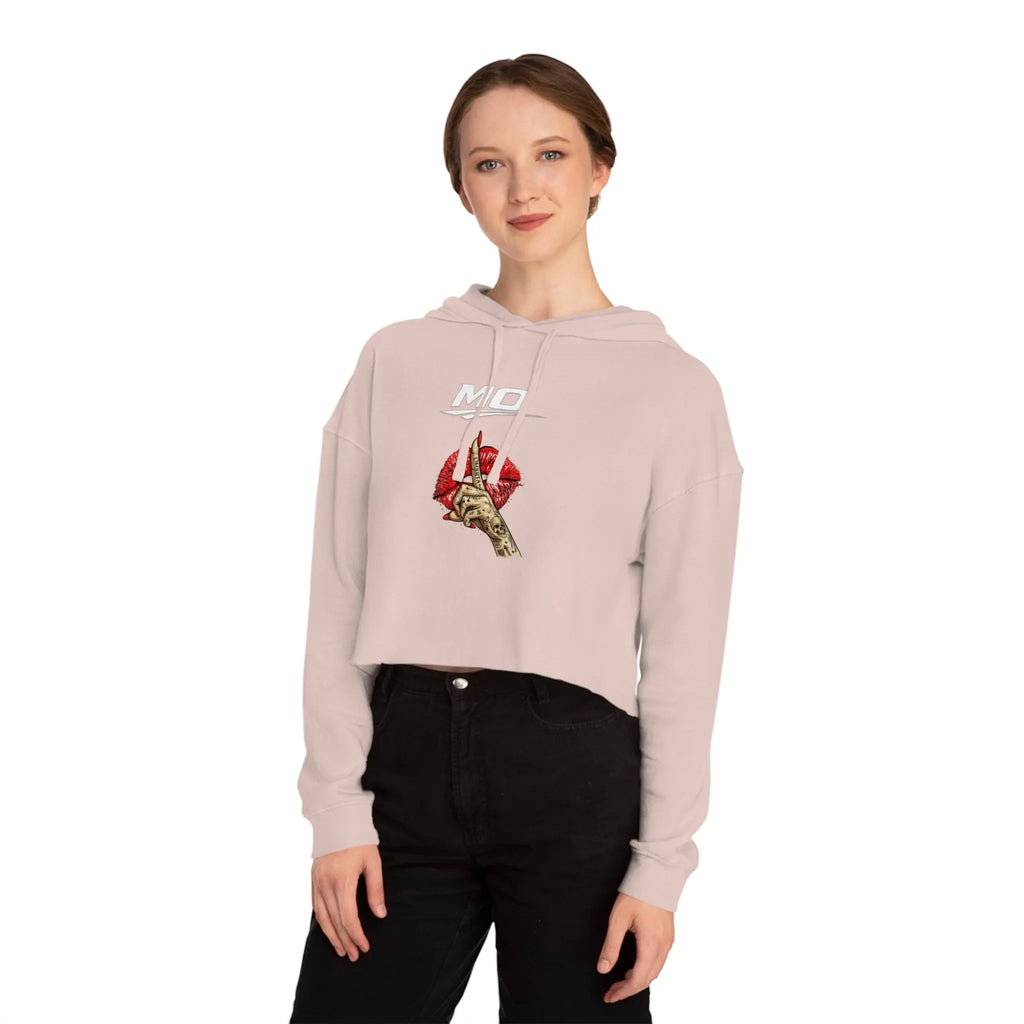 Hush Cropped Hoodie Printify
