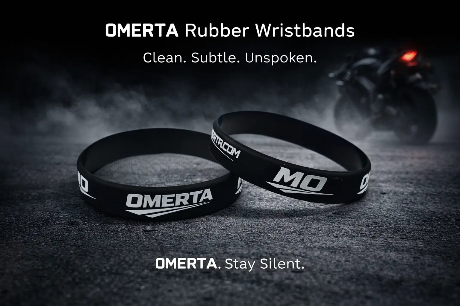 OMERTA Rubber Wristbands OMERTA